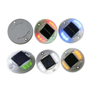 Round Solar Road Stud Light