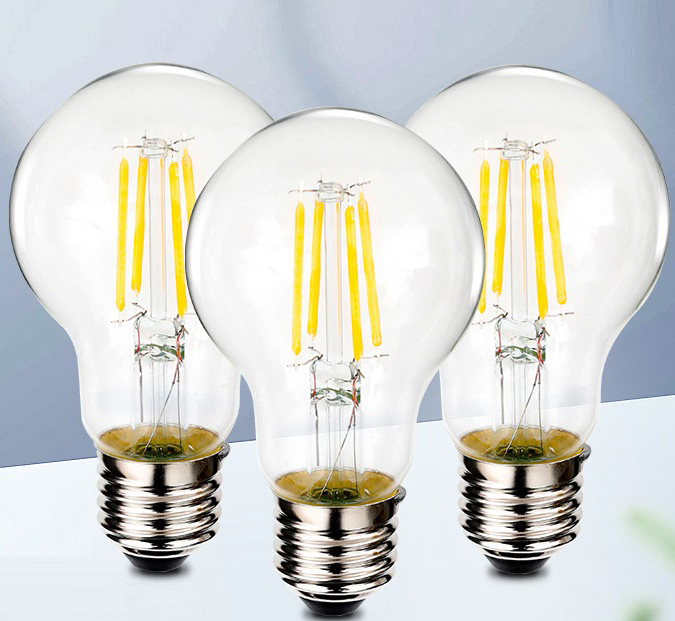 Dimmable Amber LED Filament Global Bulb