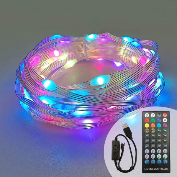 Waterproof Decorative RGB LED Fairy Light Christmas Garden Light