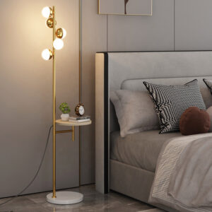 Ball Floor Lamps with Shelves for Corning Lighting ILED-FR7