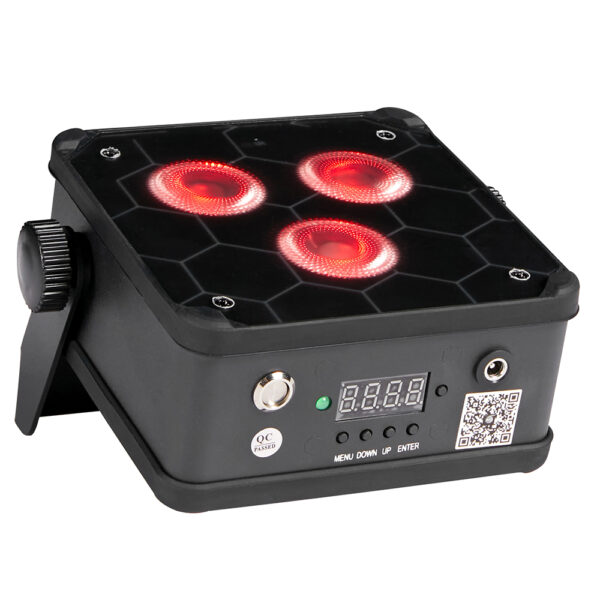Wireless Uplighting for Weddings with Battery Operated DMX 512 54W