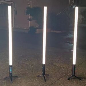 Battery Powered Trade Show Lights 360 Degree Tube